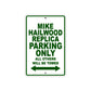 Ducati Mike Hailwood Replica Parking Only All Others Will Be Towed Aluminum Decor Garage Sign