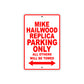 Ducati Mike Hailwood Replica Parking Only All Others Will Be Towed Aluminum Decor Garage Sign