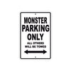Ducati Monster Parking Only All Others Will Be Towed Aluminum Decor Garage Sign