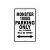Ducati Monster 1000S Parking Only All Others Will Be Towed Aluminum Decor Garage Sign