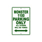 Ducati Monster 1100 Parking Only All Others Will Be Towed Aluminum Decor Garage Sign