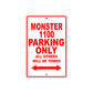 Ducati Monster 1100 Parking Only All Others Will Be Towed Aluminum Decor Garage Sign