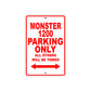 Ducati Monster 1200 Parking Only All Others Will Be Towed Aluminum Decor Garage Sign