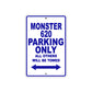Ducati Monster 620 Parking Only All Others Will Be Towed Aluminum Decor Garage Sign