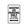 Ducati Monster 695 Parking Only All Others Will Be Towed Aluminum Decor Garage Sign
