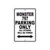 Ducati Monster 797 Parking Only All Others Will Be Towed Aluminum Decor Garage Sign