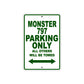 Ducati Monster 797 Parking Only All Others Will Be Towed Aluminum Decor Garage Sign