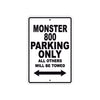Ducati Monster 800 Parking Only All Others Will Be Towed Aluminum Decor Garage Sign