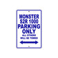 Ducati Monster S2R 1000 Parking Only All Others Will Be Towed Aluminum Decor Garage Sign