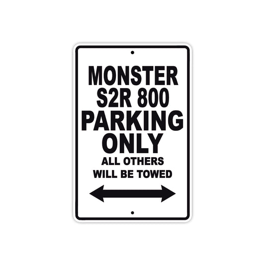 Ducati Monster S2R 800 Parking Only All Others Will Be Towed Aluminum Decor Garage Sign