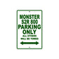 Ducati Monster S2R 800 Parking Only All Others Will Be Towed Aluminum Decor Garage Sign