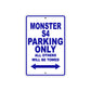 Ducati Monster S4 Parking Only All Others Will Be Towed Aluminum Decor Garage Sign