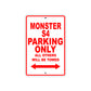 Ducati Monster S4 Parking Only All Others Will Be Towed Aluminum Decor Garage Sign