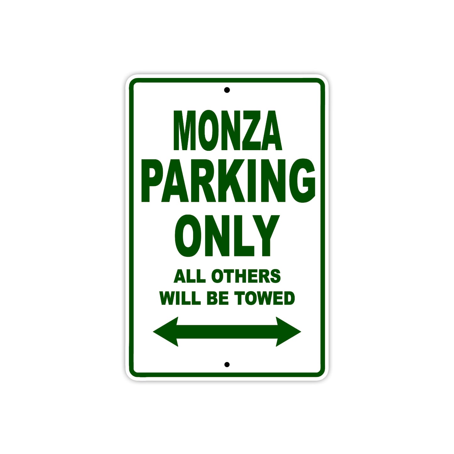 Ducati Monza Parking Only All Others Will Be Towed Aluminum Decor Garage Sign