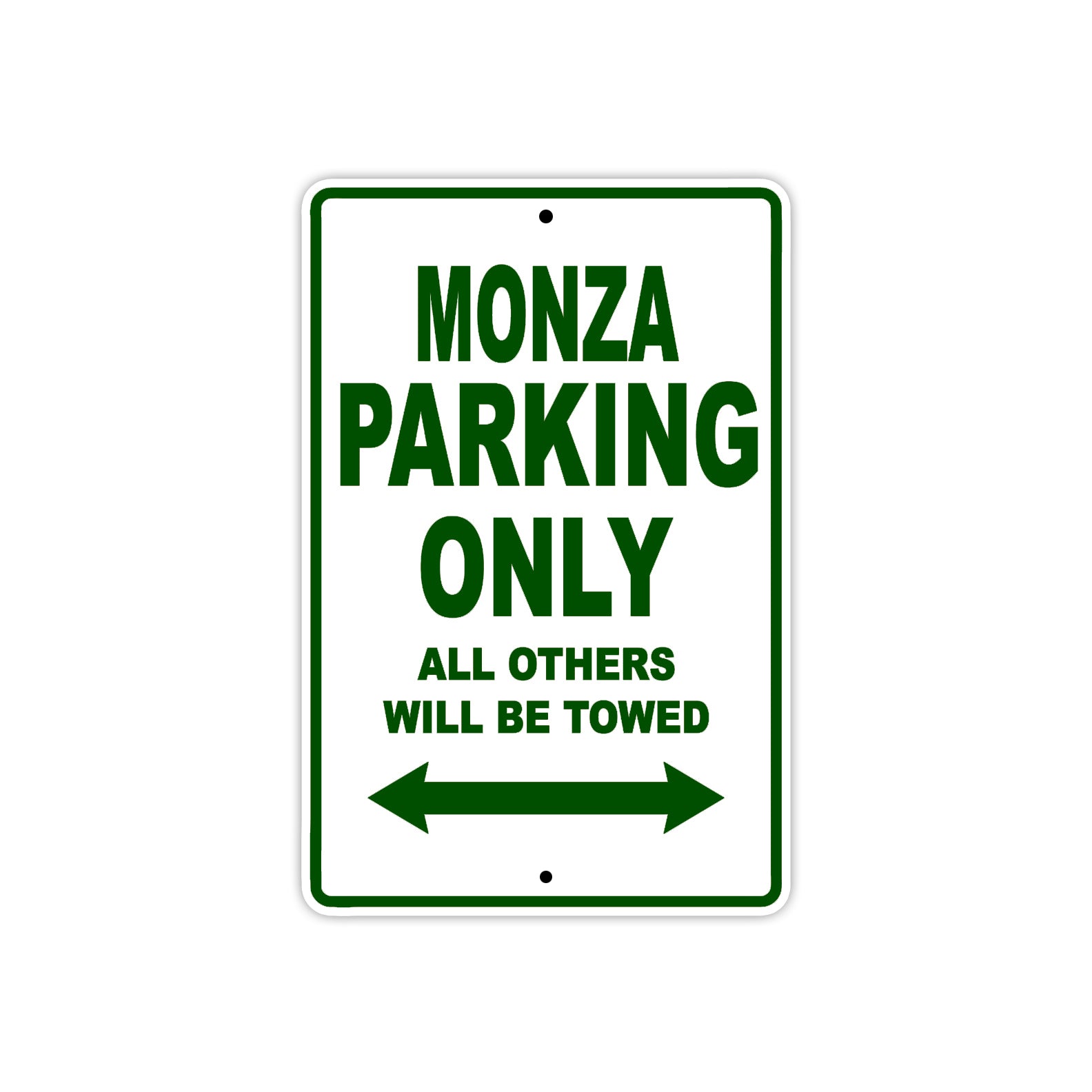 Ducati Monza Parking Only All Others Will Be Towed Aluminum Decor Garage Sign