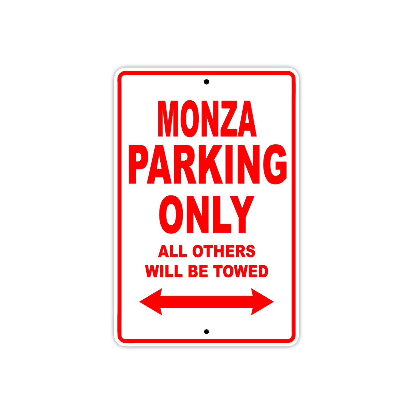 Ducati Monza Parking Only All Others Will Be Towed Aluminum Decor Garage Sign