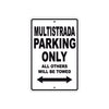 Ducati Multistrada Parking Only All Others Will Be Towed Aluminum Decor Garage Sign