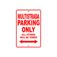 Ducati Multistrada Parking Only All Others Will Be Towed Aluminum Decor Garage Sign