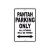 Ducati Pantah Parking Only All Others Will Be Towed Aluminum Decor Garage Sign