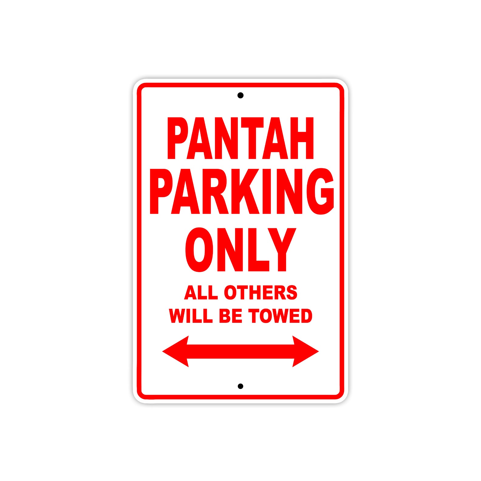Ducati Pantah Parking Only All Others Will Be Towed Aluminum Decor Garage Sign