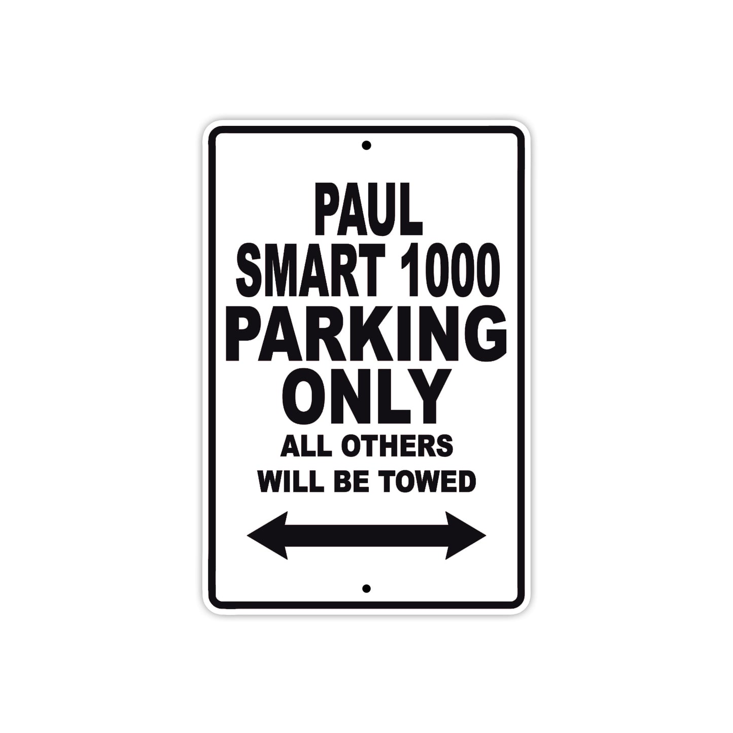 Ducati Paul Smart 1000 Parking Only All Others Will Be Towed Aluminum Decor Garage Sign