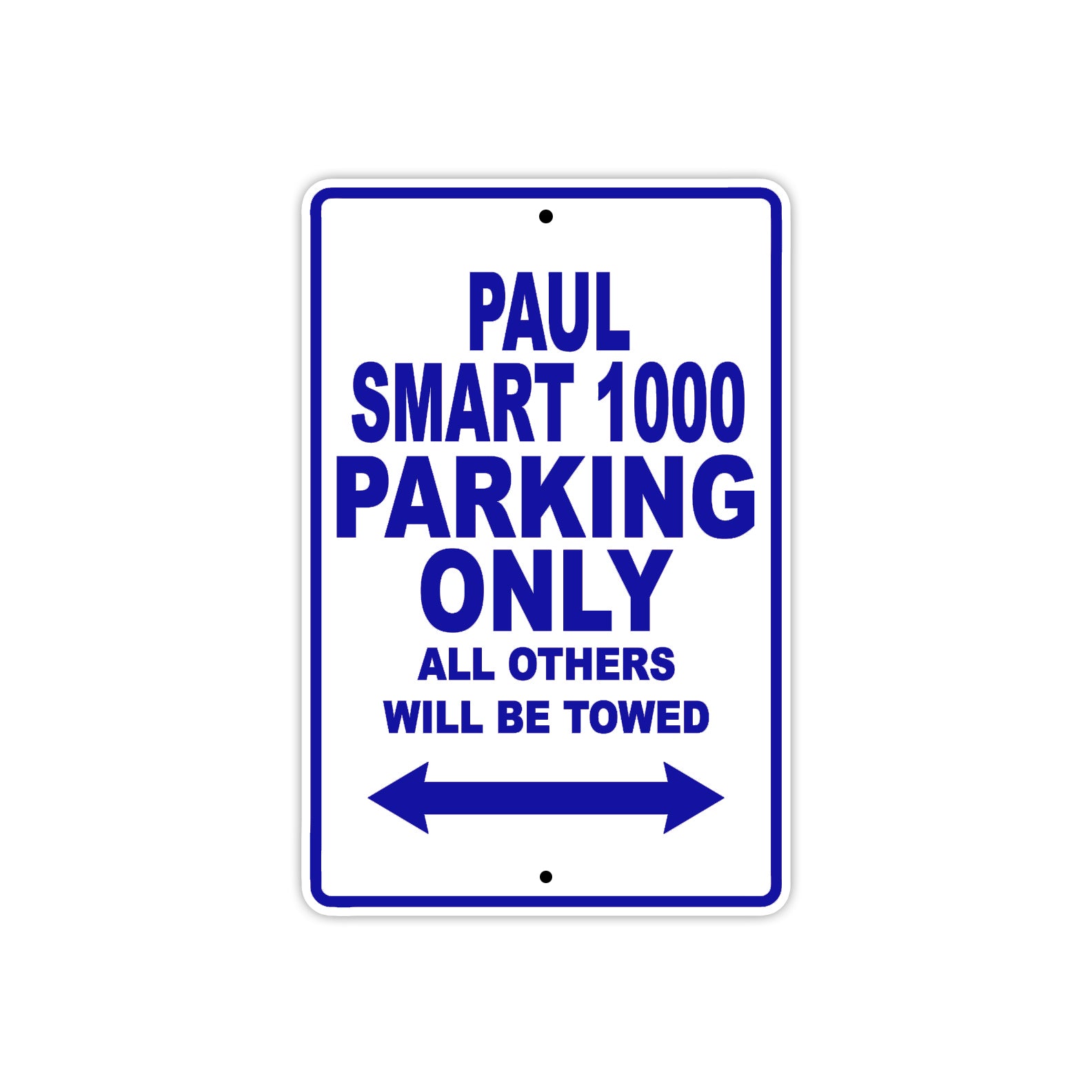 Ducati Paul Smart 1000 Parking Only All Others Will Be Towed Aluminum Decor Garage Sign