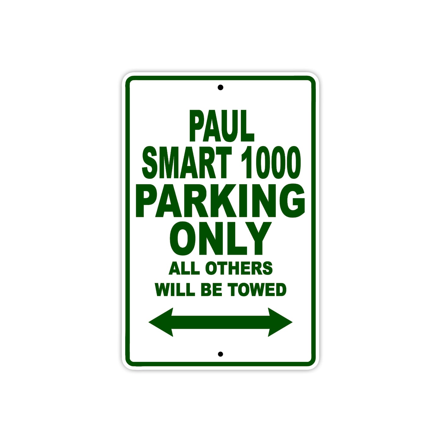 Ducati Paul Smart 1000 Parking Only All Others Will Be Towed Aluminum Decor Garage Sign