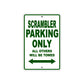 Ducati Scrambler Parking Only All Others Will Be Towed Aluminum Decor Garage Sign
