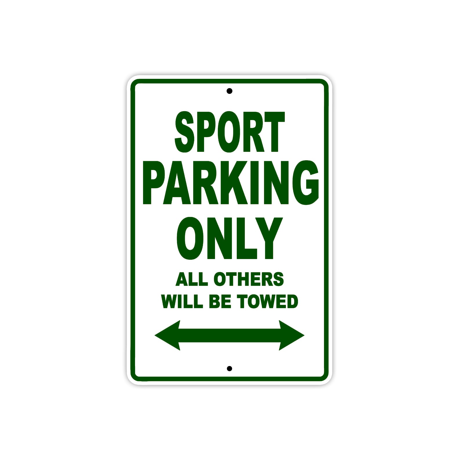 Ducati Sport Parking Only All Others Will Be Towed Aluminum Decor Garage Sign