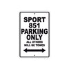 Ducati Sport 851 Parking Only All Others Will Be Towed Aluminum Decor Garage Sign