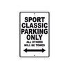 Ducati Sport Classic Parking Only All Others Will Be Towed Aluminum Decor Garage Sign