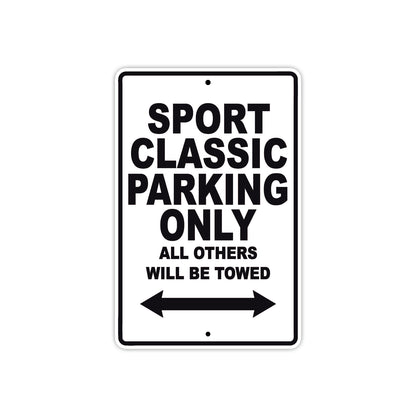 Ducati Sport Classic Parking Only All Others Will Be Towed Aluminum Decor Garage Sign