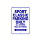 Ducati Sport Classic Parking Only All Others Will Be Towed Aluminum Decor Garage Sign