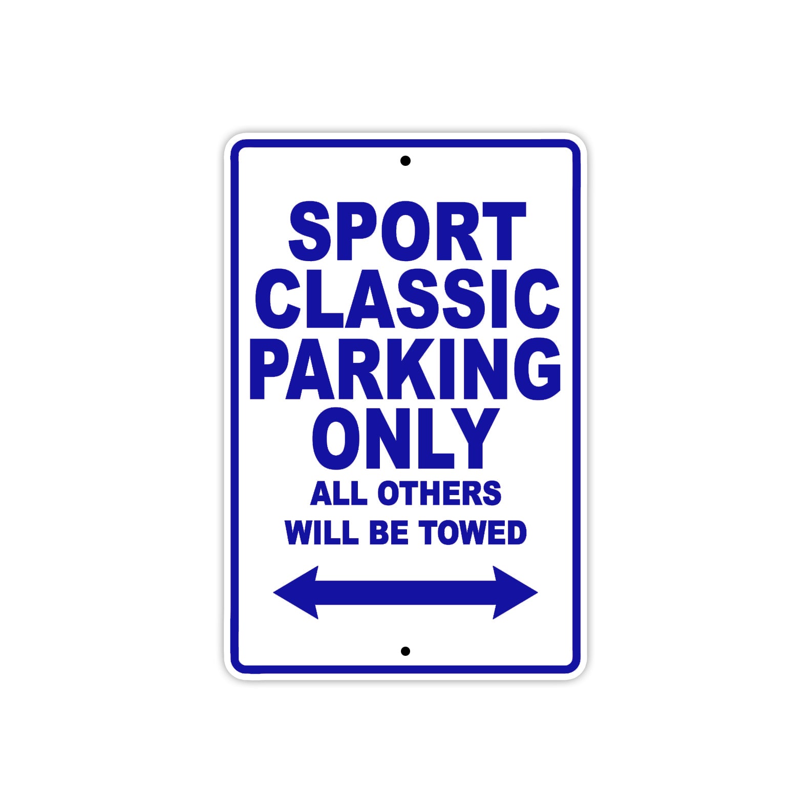 Ducati Sport Classic Parking Only All Others Will Be Towed Aluminum Decor Garage Sign