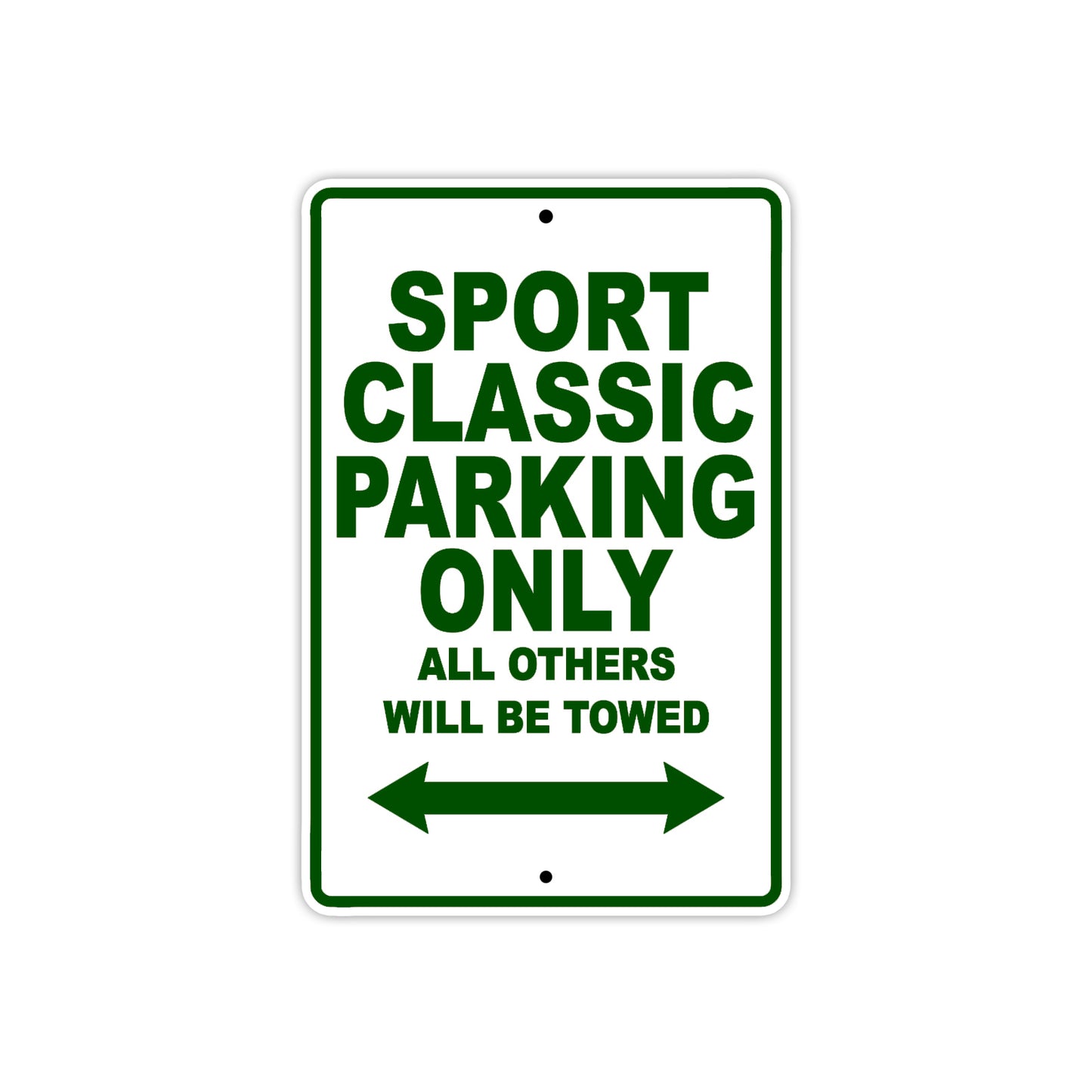 Ducati Sport Classic Parking Only All Others Will Be Towed Aluminum Decor Garage Sign