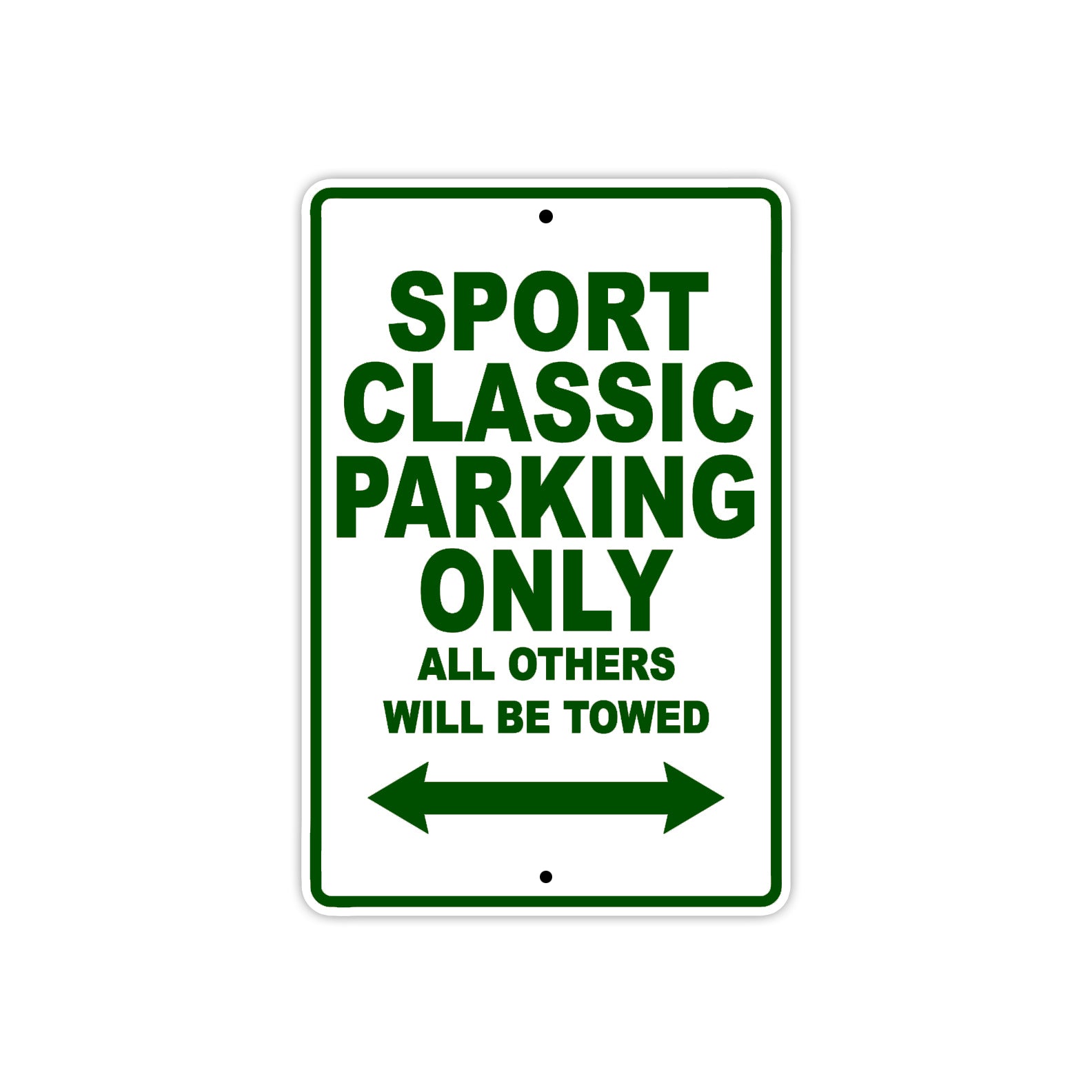 Ducati Sport Classic Parking Only All Others Will Be Towed Aluminum Decor Garage Sign