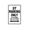 Ducati ST Parking Only All Others Will Be Towed Aluminum Decor Garage Sign