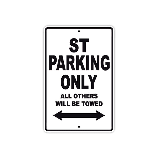 Ducati ST Parking Only All Others Will Be Towed Aluminum Decor Garage Sign