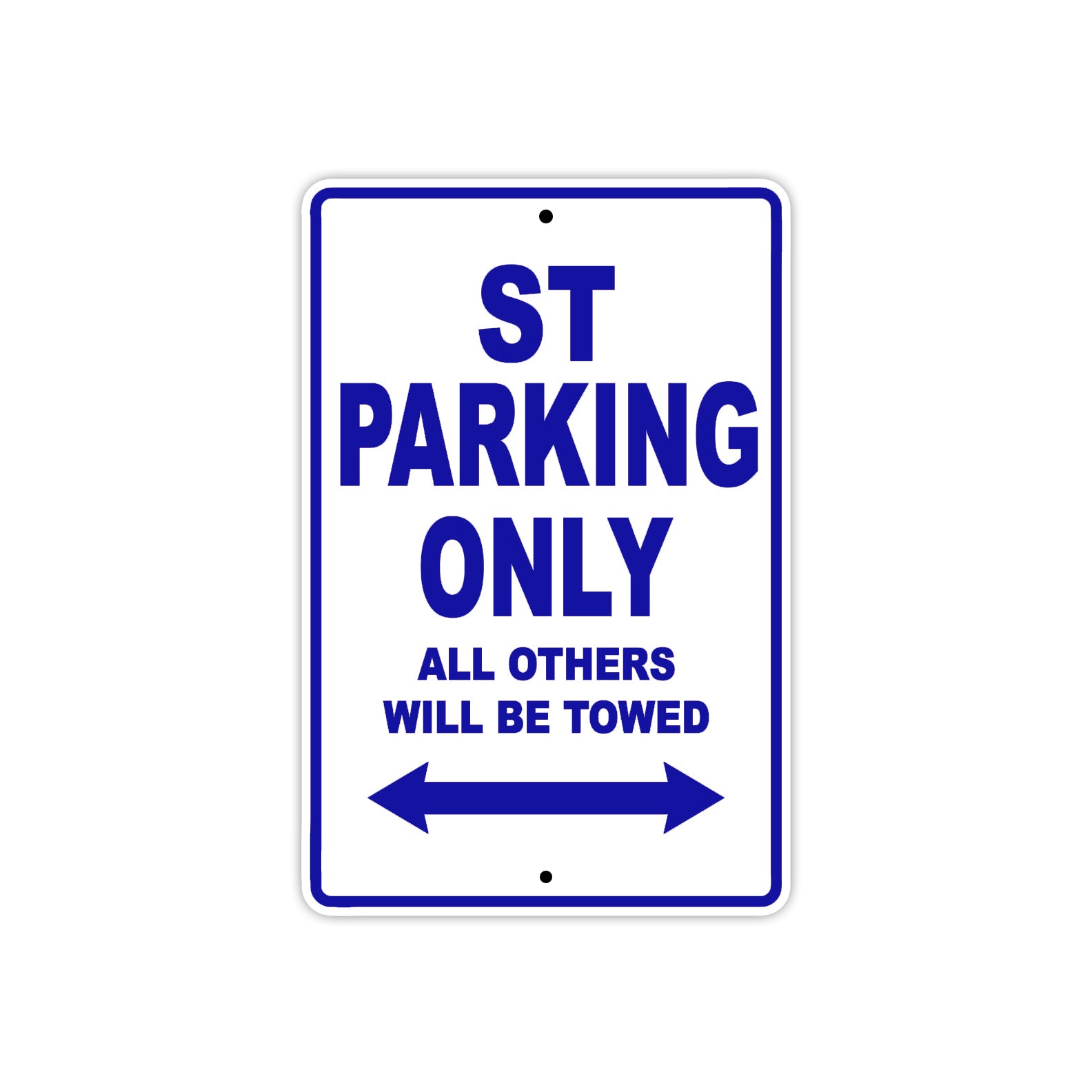 Ducati ST Parking Only All Others Will Be Towed Aluminum Decor Garage Sign