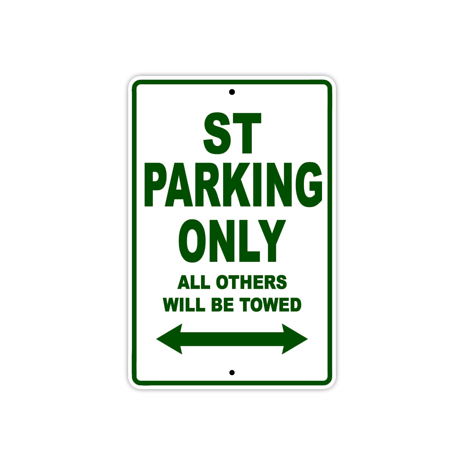 Ducati ST Parking Only All Others Will Be Towed Aluminum Decor Garage Sign