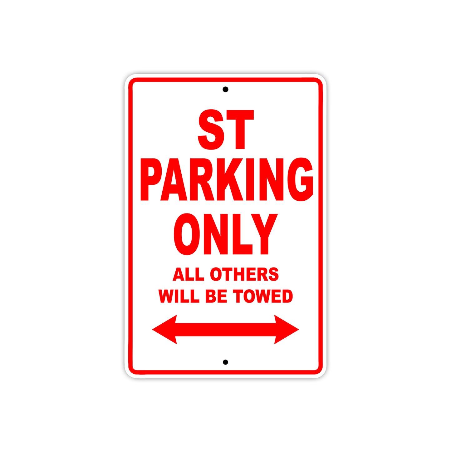 Ducati ST Parking Only All Others Will Be Towed Aluminum Decor Garage Sign