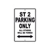 Ducati ST 2 Parking Only All Others Will Be Towed Aluminum Decor Garage Sign