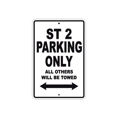 Ducati ST 2 Parking Only All Others Will Be Towed Aluminum Decor Garage Sign