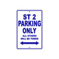 Ducati ST 2 Parking Only All Others Will Be Towed Aluminum Decor Garage Sign