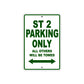 Ducati ST 2 Parking Only All Others Will Be Towed Aluminum Decor Garage Sign