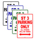 Ducati ST 3 Parking Only All Others Will Be Towed Aluminum Decor Garage Sign