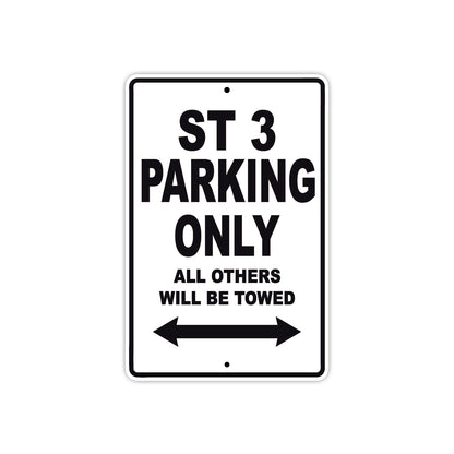 Ducati ST 3 Parking Only All Others Will Be Towed Aluminum Decor Garage Sign