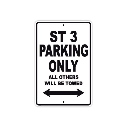 Ducati ST 3 Parking Only All Others Will Be Towed Aluminum Decor Garage Sign