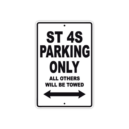 Ducati ST 4S Parking Only All Others Will Be Towed Aluminum Decor Garage Sign