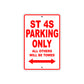 Ducati ST 4S Parking Only All Others Will Be Towed Aluminum Decor Garage Sign
